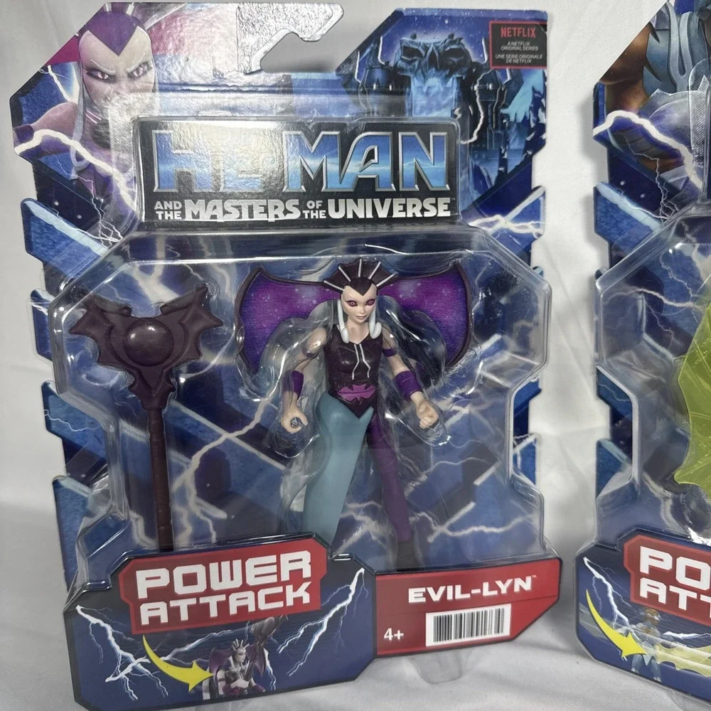 He Man Masters Of The Universe Evil Lyn & Stratos Power Attack Figures